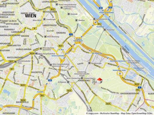 Geolyzer Kartenausschnitt