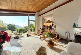Wohnzimmer mit Ausblick
