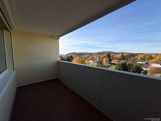 Ausblick Balkon