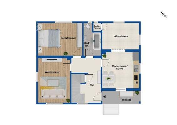 Grundriss - Erdgeschoss