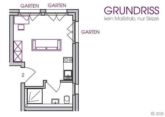 Grundriss Wohnung 2
