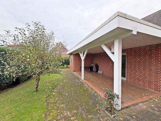 Der rückwärtige Freisitz