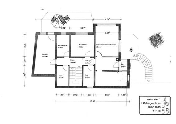 Grundriss Gartengeschoss - Wehmeier