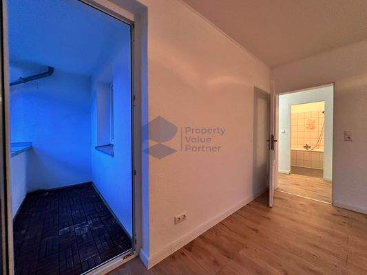 Wohnzimmer mit Loggia