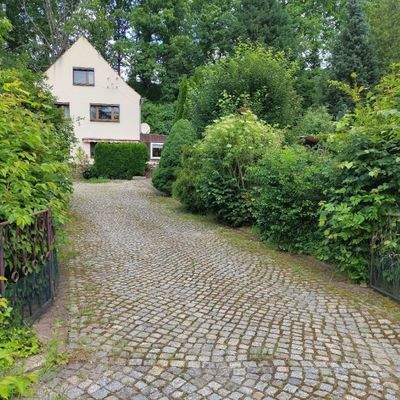 Gepflegter Gartenweg