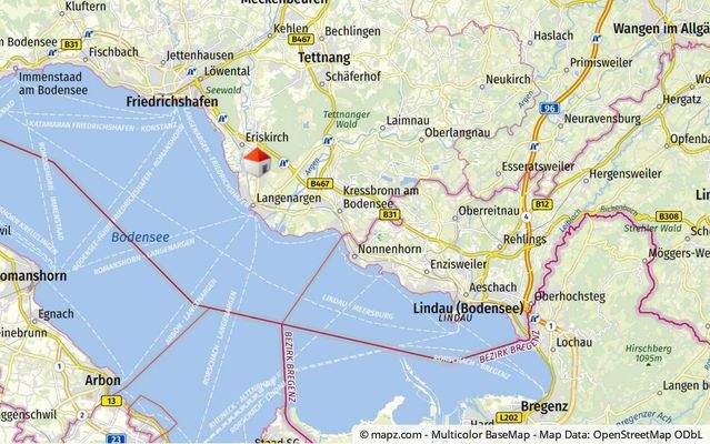 Geolyzer Kartenausschnitt
