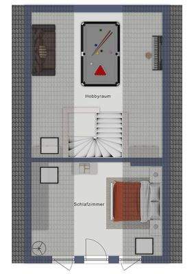 Gestaltungsvorschlag Dachgeschoss