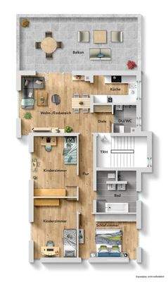 Grundriss Obergeschoss