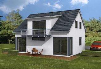 Beispielhaus Gartenansicht