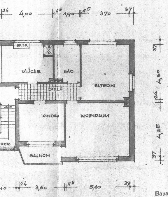Wohnung ca. 71 m² / Balkon / Küche