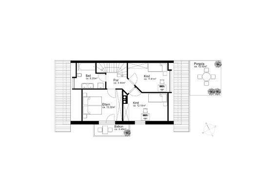 Grundriss Dachgeschoss