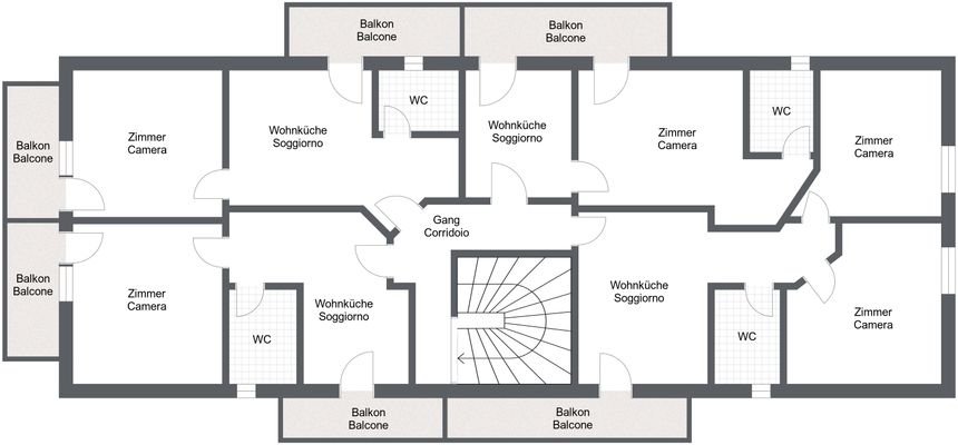 Haus Pauls 1.OG - 1. Etage - 2D Floor Plan