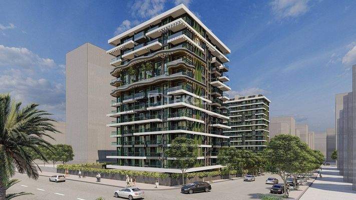 Seafront Real Estate with Views in a Complex in Alanya