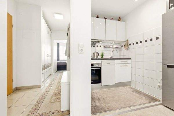 Küche und Wohnbereich