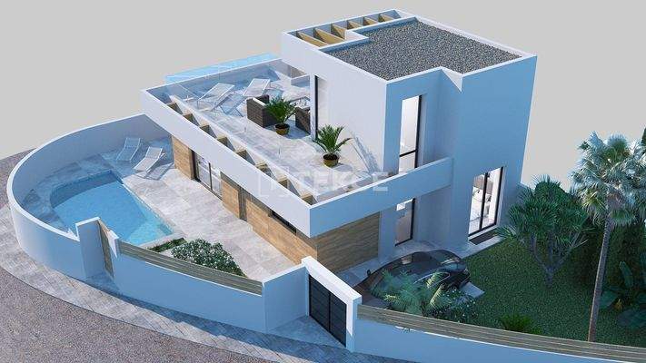 Detached Villas with Views of the Golf Course in Ciudad Quesada