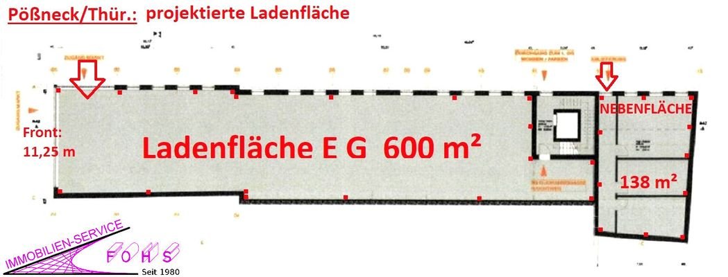 Pößneck Grundriss EG 740m² projekt.