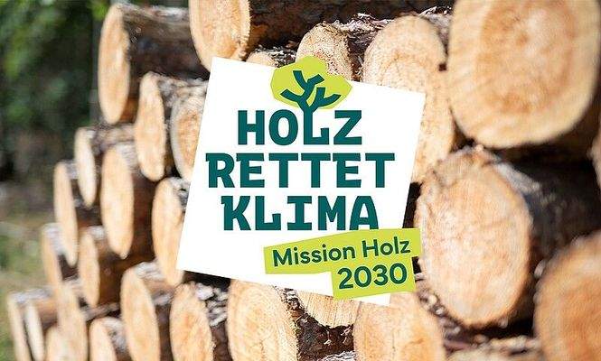 Holz rettet Klima
