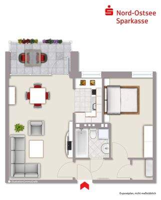 Grundriss Wohnung