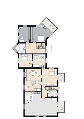 Obergeschoss Haupthaus