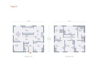 Design  Grundrisse EG - DG