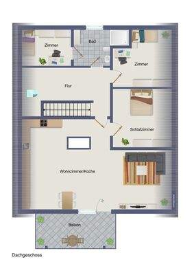 Grundriss Obergeschoss