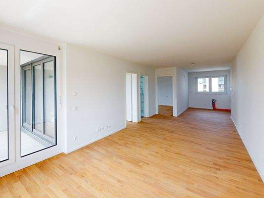 Wohn- und Essbereich (Musterwohnung)