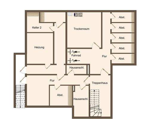 Grundriss Keller (Nr. 2)