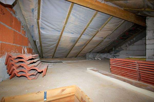 Dachspeicher isoliert