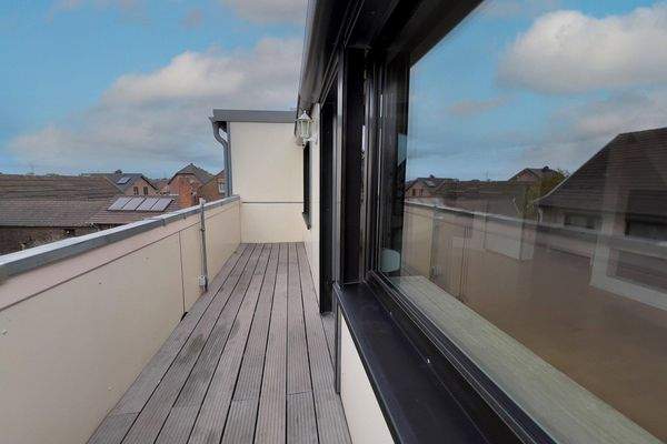 Blick von der Dachterasse