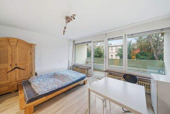 Wohn- und Schlafzimmer