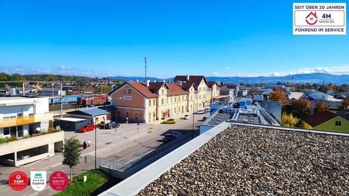 Ausblick aus dem Badezimmer