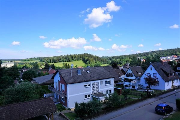 Ausblick vom Balkon