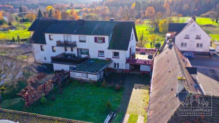 Luftbildaufnahme - Garten