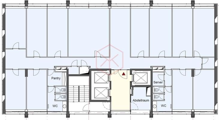 15. Obergeschoss mit ca. 344 m²