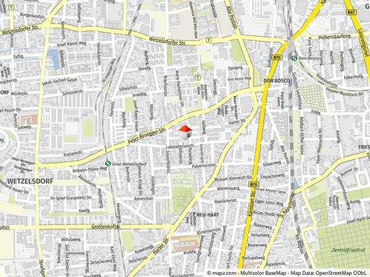 Geolyzer Kartenausschnitt