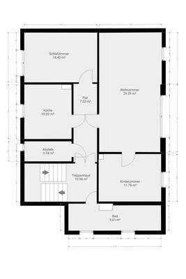 Grundriss Obergeschoss