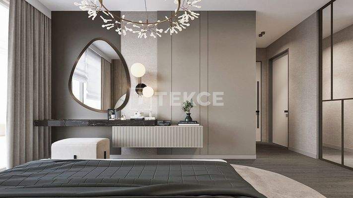 Apartments in the Project with Shopping Center on Eskisehir Road