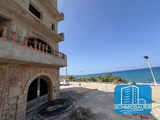 Kreta, Kalamaki: Apartmentkomplex direkt am Meer zu verkaufen