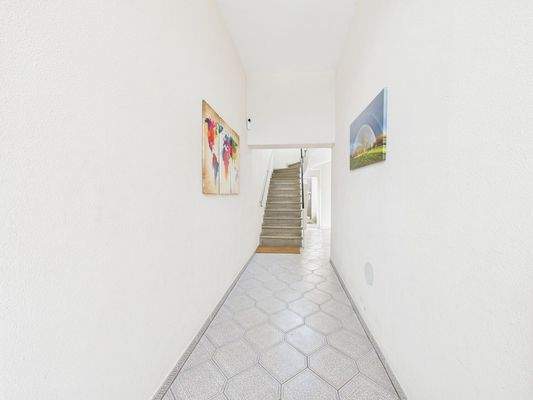 Freundlicher Eingangsbereich