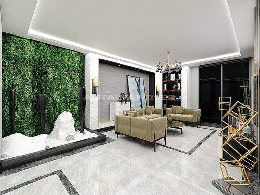 Luxe Properties in New Complex with Sea View in Alanya