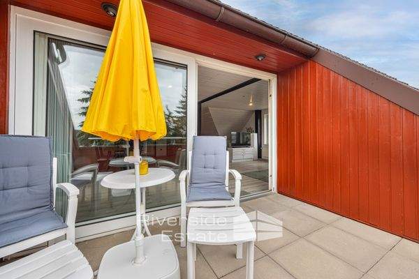 Integrierte Loggia DG Maisonette-Wohnung 