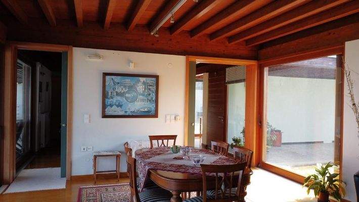 Kreta, Stalos: Luxuriöse Villa mit Meerblick in Strandnähe zu verkaufen