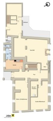 Grundrissplan Erdgeschoss