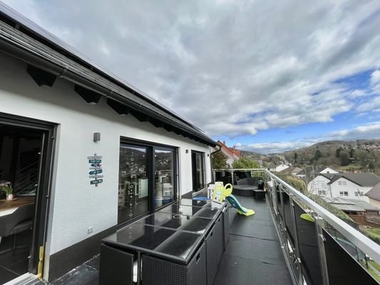 Balkon im Obergeschoss