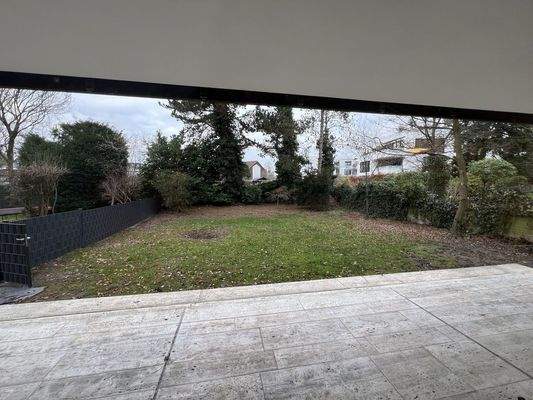 Aussicht in den Garten