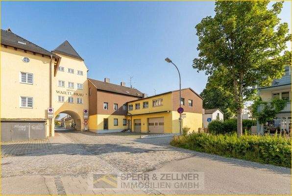 Außenansicht Garagenhof