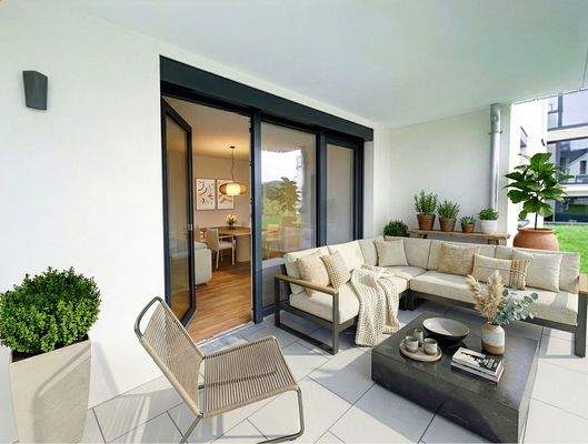 Terrasse - visualisiert