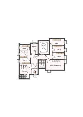 Grundriss KG Gebäude 1