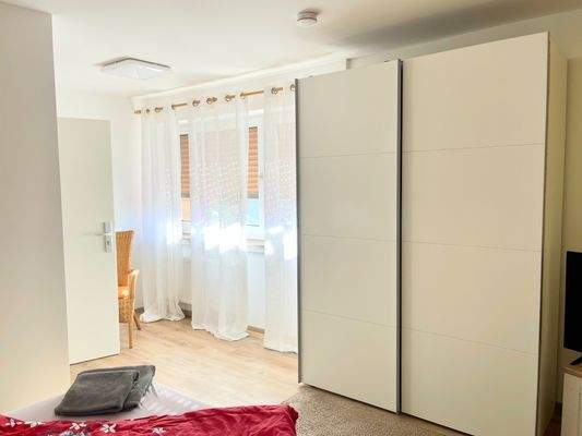 Blick in den Schlafbereich