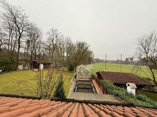 Aussicht Richtung Fussballplatz